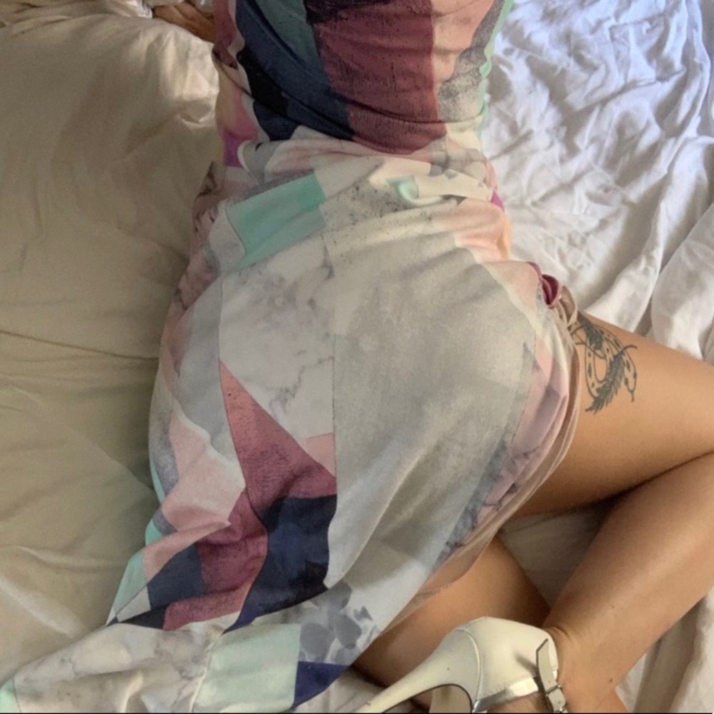 ASOS patterned dress